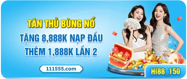 Hi2011 Tặng 8.888k nạp đầu tặng thêm 1.888k nạp lần 2